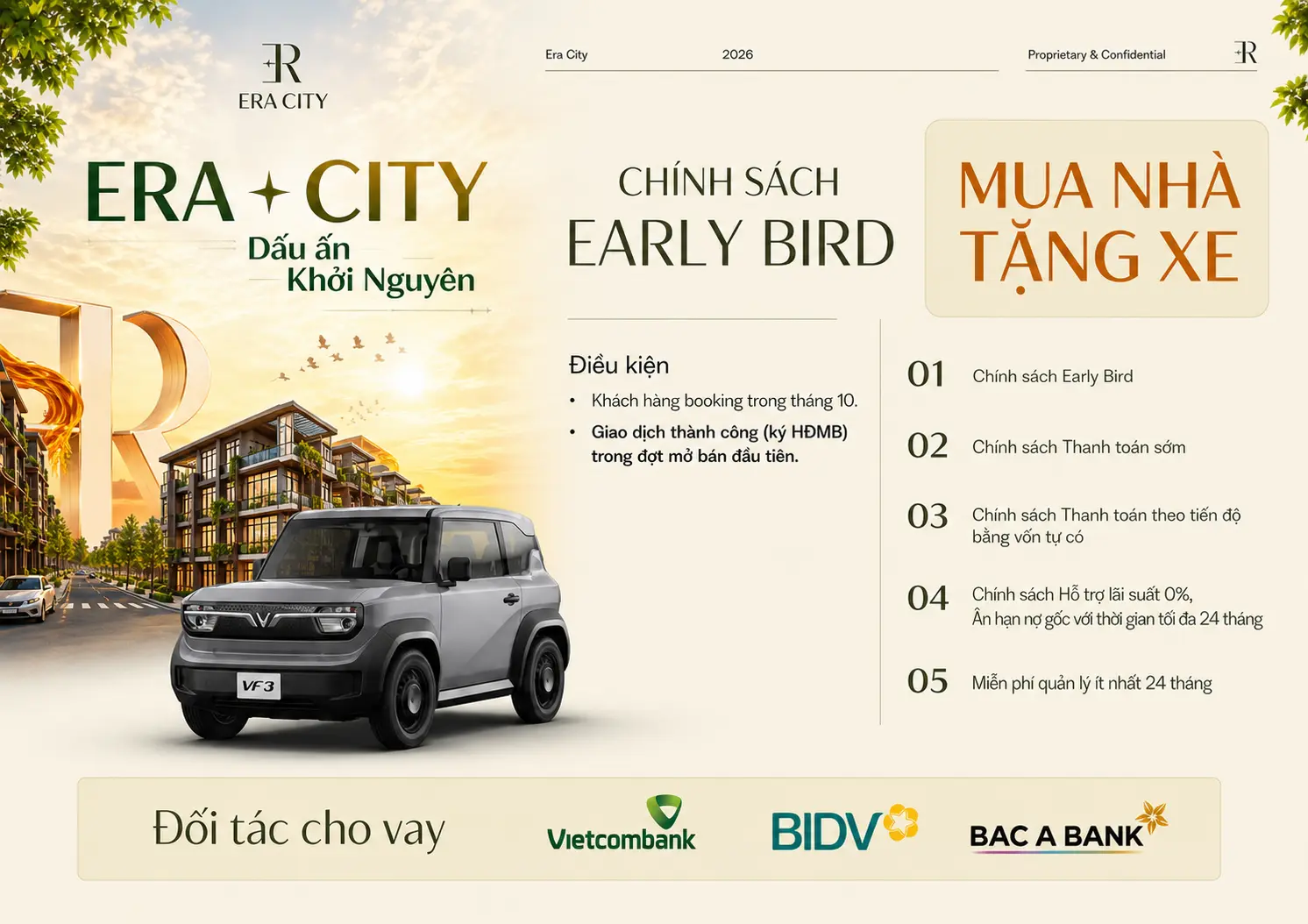 chính sách booking dự án Era City Buôn Ma Thuột