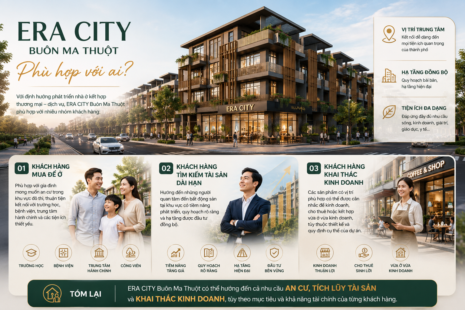 khách hàng ục tiêu cho dự án era city